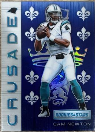 Cam Newton #CRU-10 Football Cards 2018 Panini Rookies & Stars Crusade