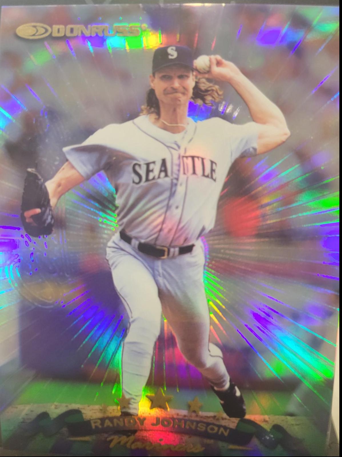 Randy Johnson #4 Baseball Cards 1998 Donruss Collection