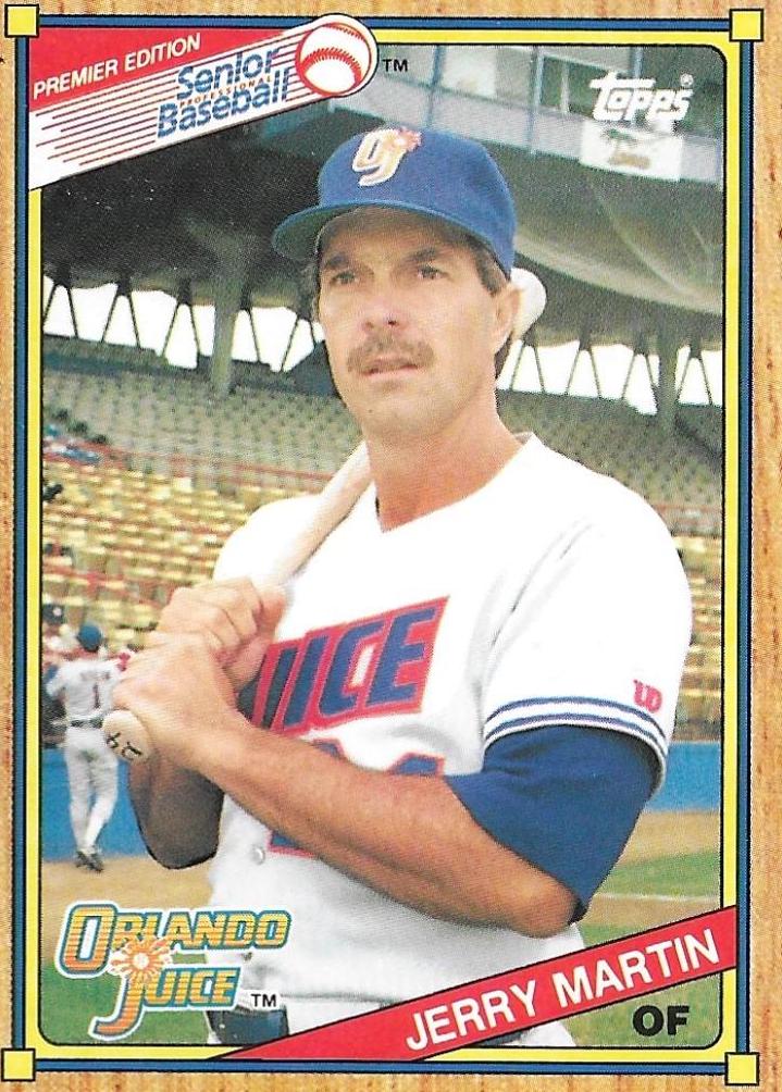 Jerry Martin #14 Baseball Cards 1989 Topps Senior League