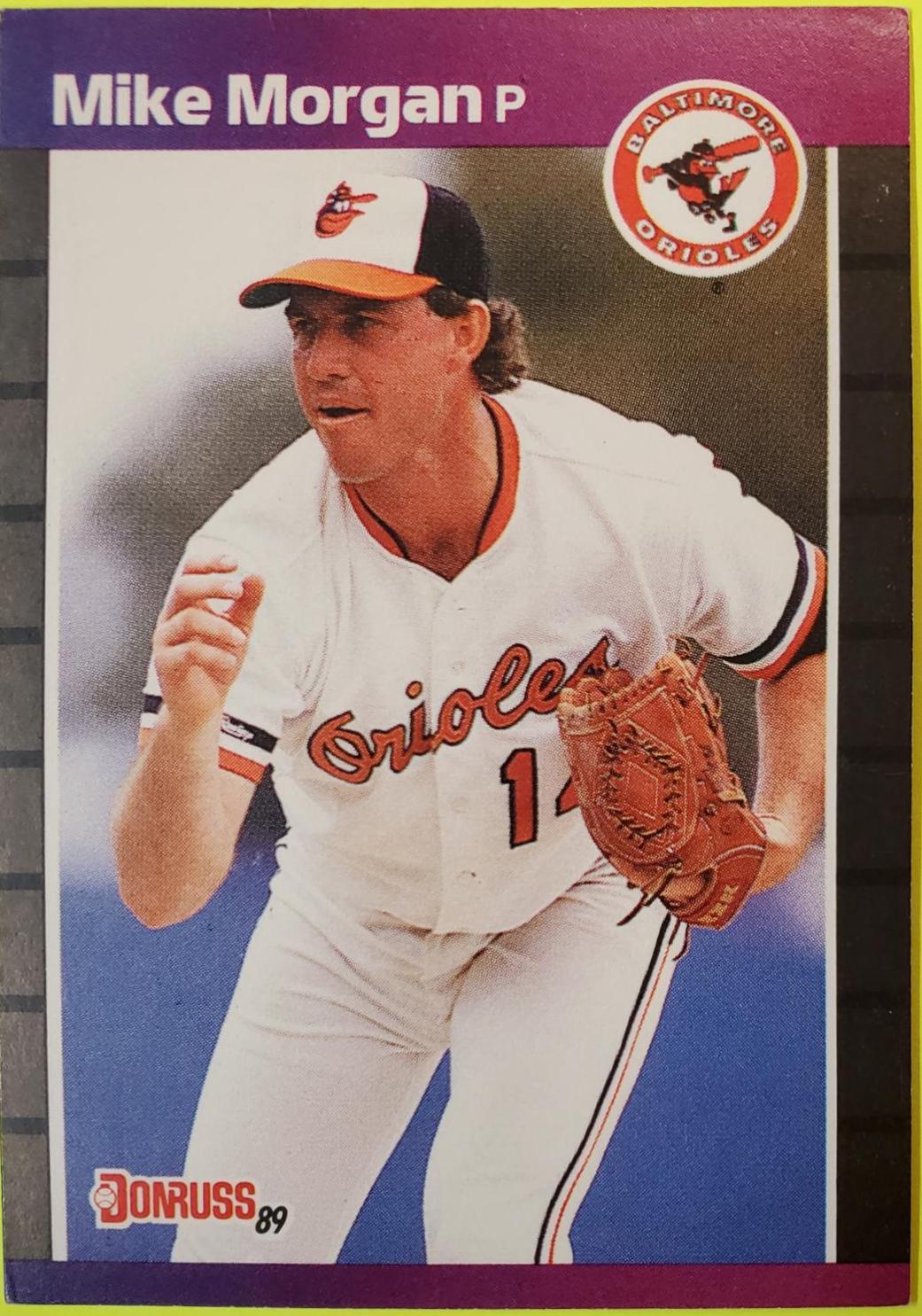 Mike Morgan #164 #164 Baseball Cards 1989 Donruss