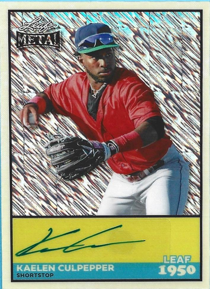 Kaelen Culpepper #50A-KC1 2026 Leaf Metal 1950 Autograph Baseball
