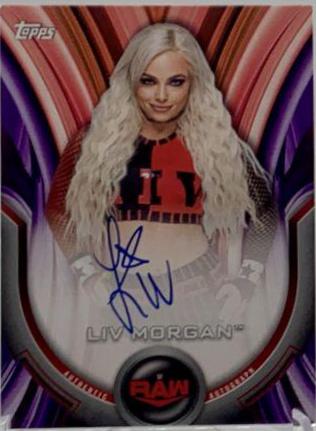 Liv Morgan #A-LM Wrestling Cards 2020 Topps WWE Finest Autographs