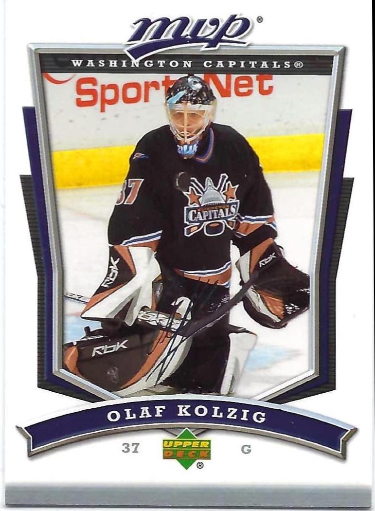 Olaf Kolzig #81 Hockey Cards 2007 Upper Deck MVP