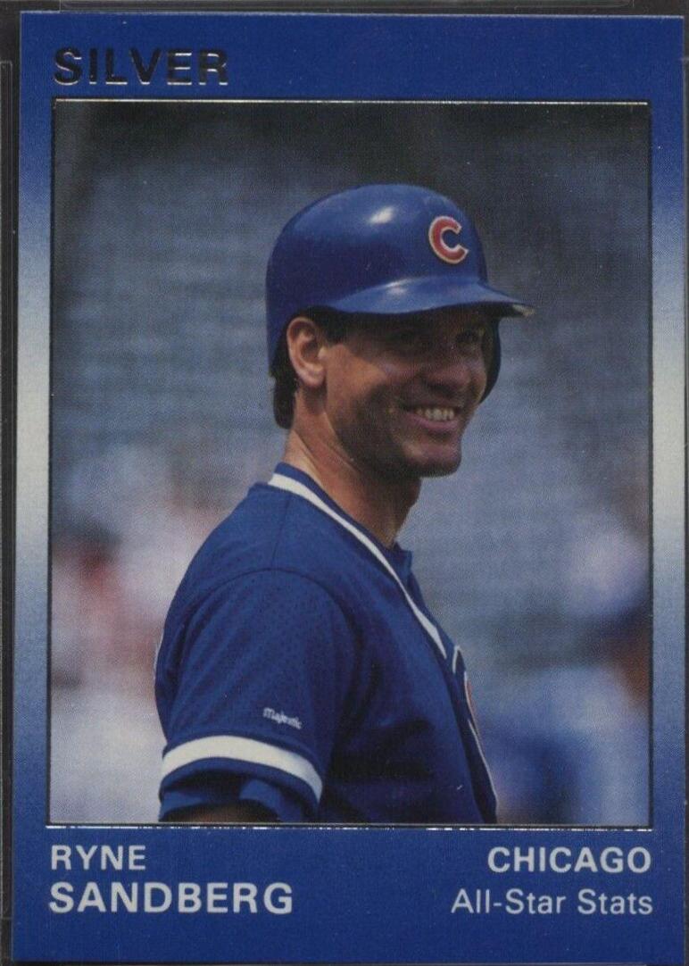 Ryne Sandberg #67 Baseball Cards 1991 Star Silver Edition