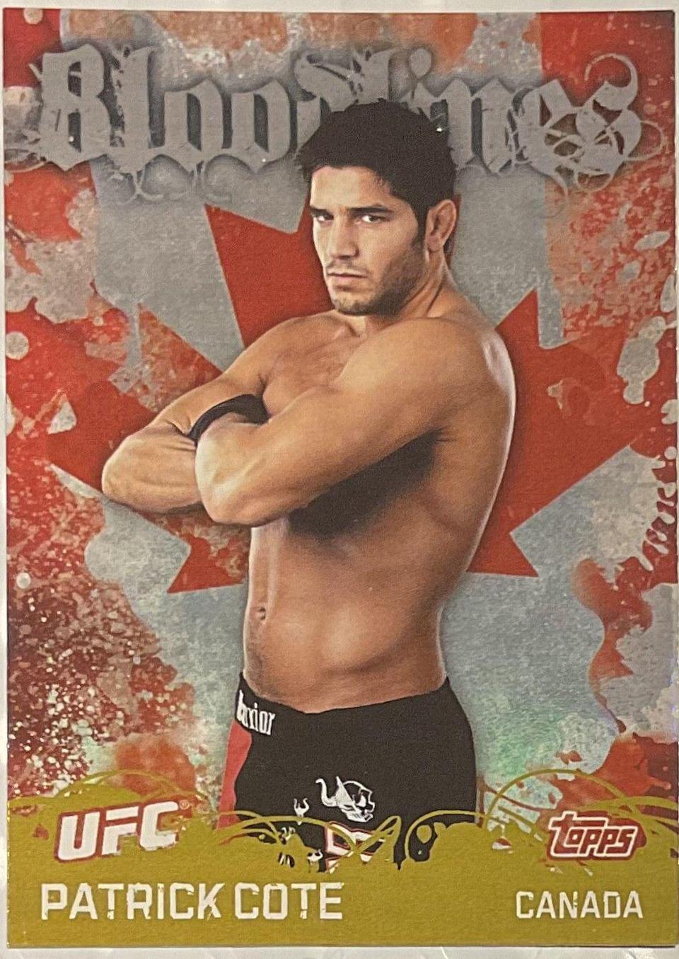 Patrick Cote #BL-2 Ufc Cards 2010 Topps UFC Bloodlines
