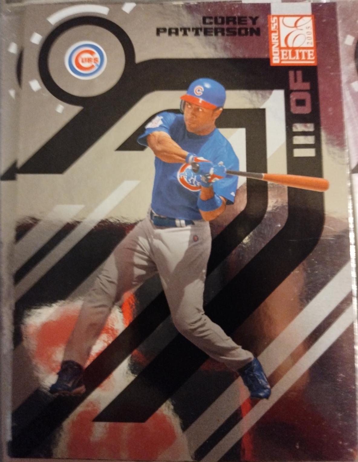 Corey patterson #33 Baseball Cards 2005 Donruss Elite