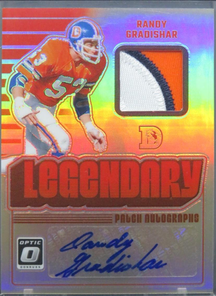 Randy Gradishar #LPA-RGR Football Cards 2024 Panini Donruss Optic Legendary Patch Autograph