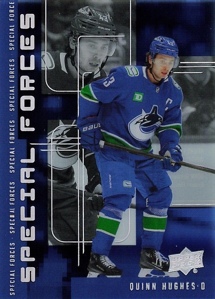 Quinn Hughes #SF-16 Hockey Cards 2023 Upper Deck Special Forces