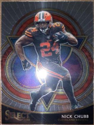 Nick Chubb Football Cards 2020 Panini Select Phenomenon