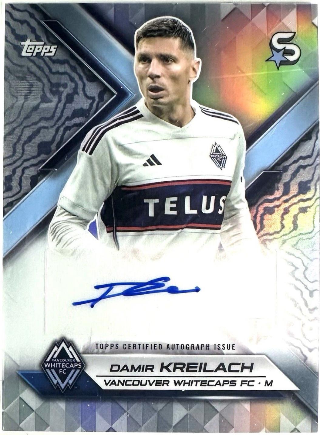 Damir Kreilach #SA-DK Soccer Cards 2024 Topps Superstars MLS Superstar Autograph