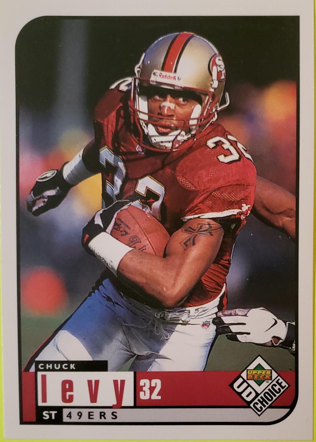 Chuck Levy #5 Football Cards 1998 Upper Deck UD Choice