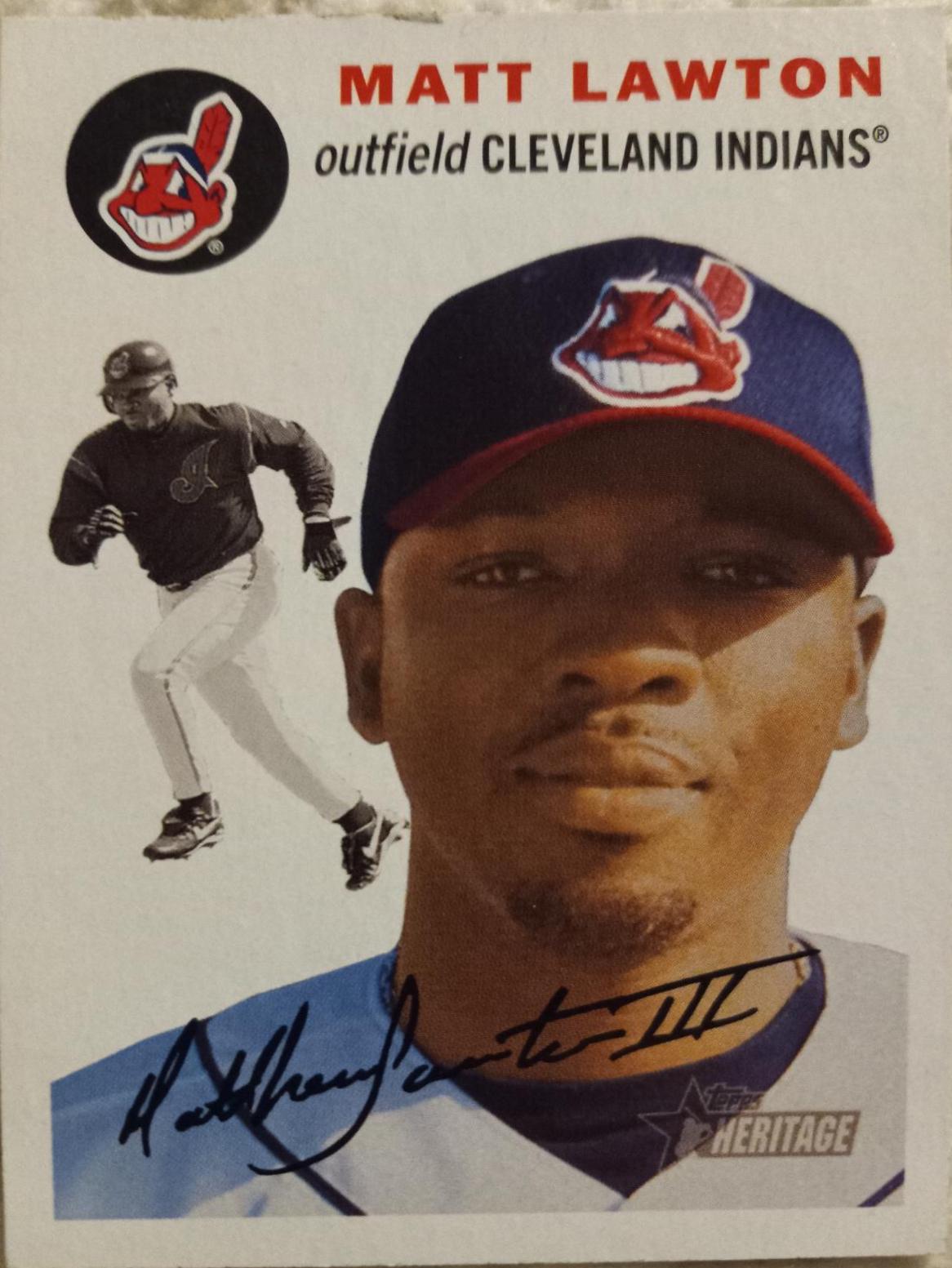 Matt Lawton #22 Baseball Cards 2003 Topps Heritage
