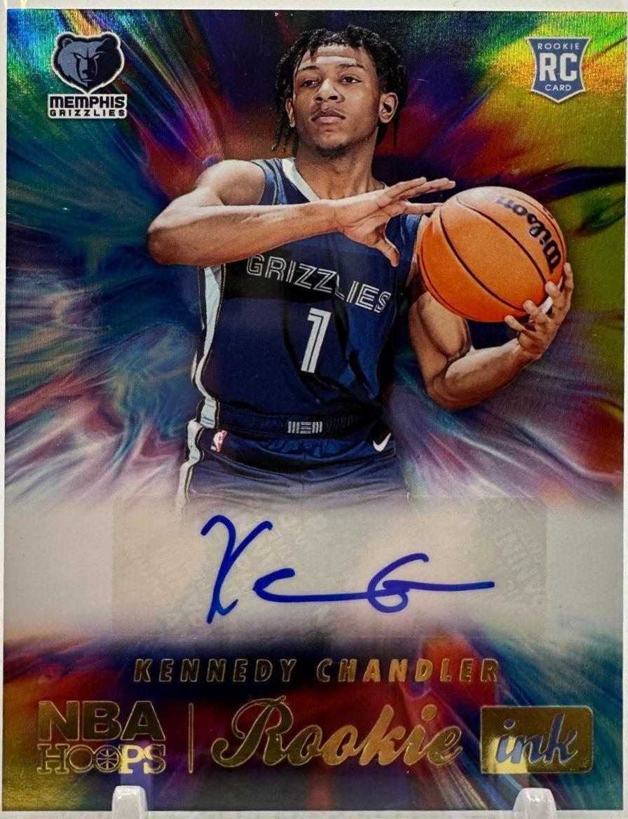 Kennedy Chandler #RI-KDC 2022 Panini Hoops Rookie Ink Autographs Basketball