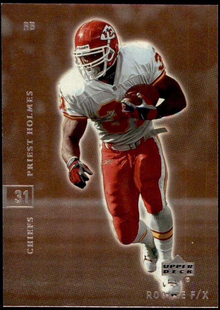 Priest Holmes #44 Football Cards 2001 Upper Deck Rookie F/X