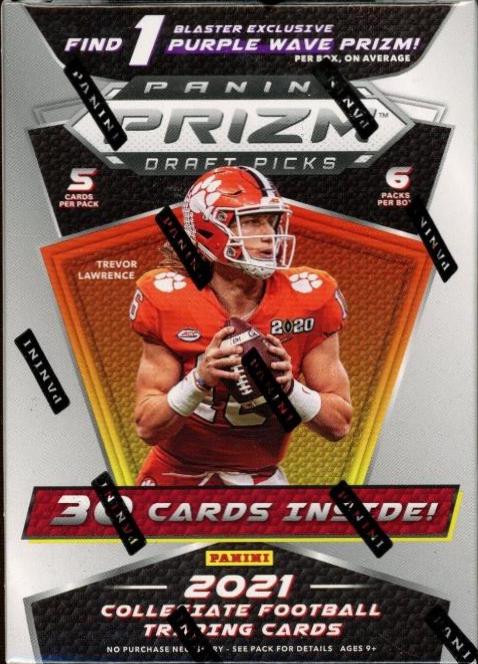 Blaster Box Football Cards 2021 Panini Prizm Draft Picks