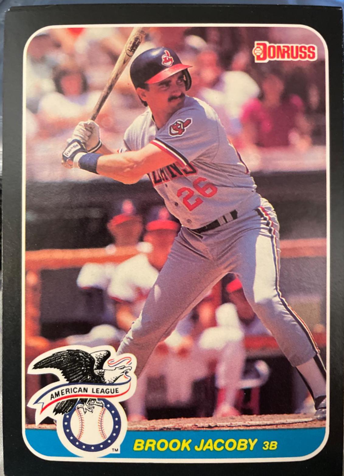 Brook Jacoby #37 Baseball Cards 1987 Donruss All Stars