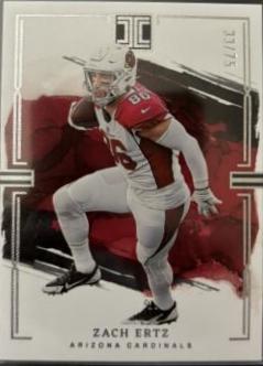 Zach Ertz #3 Football Cards 2023 Panini Impeccable