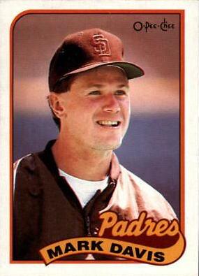 Mark Davis #59 Baseball Cards 1989 O Pee Chee
