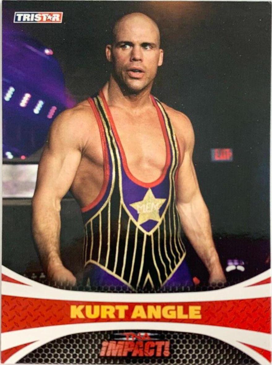 Kurt Angle #25 Wrestling Cards 2009 TriStar TNA Impact