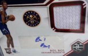 Bol Bol #LR-BOL Basketball Cards 2019 Panini Chronicles Limited Rookie Jersey Auto