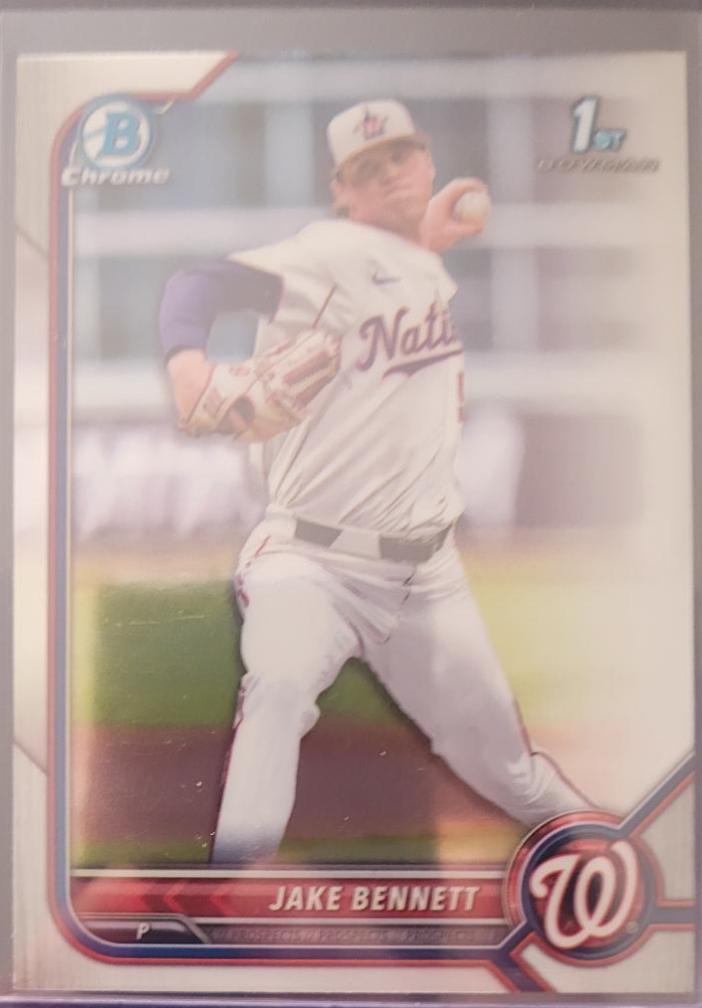 Jake Bennett #BDC-141 Baseball Cards 2022 Bowman Draft Chrome