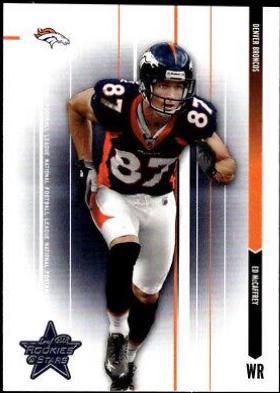 Ed McCaffrey #25 Football Cards 2003 Leaf Rookies & Stars