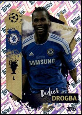 Didier Drogba #537 Soccer Cards 2022 Topps UEFA Champions League Stickers