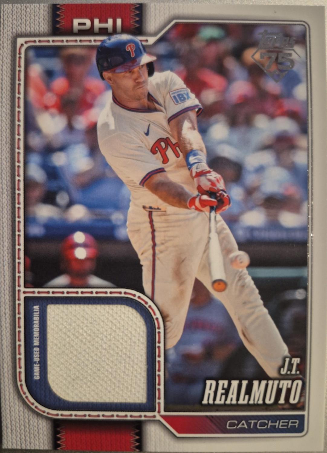 J.T. Realmuto #363 2026 Topps Baseball Real One Relics