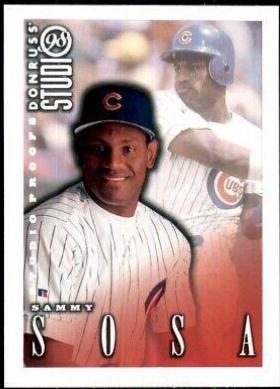 Sammy Sosa #44 Baseball Cards 1998 Studio