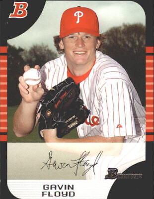 Gavin Floyd #1 Baseball Cards 2005 Bowman