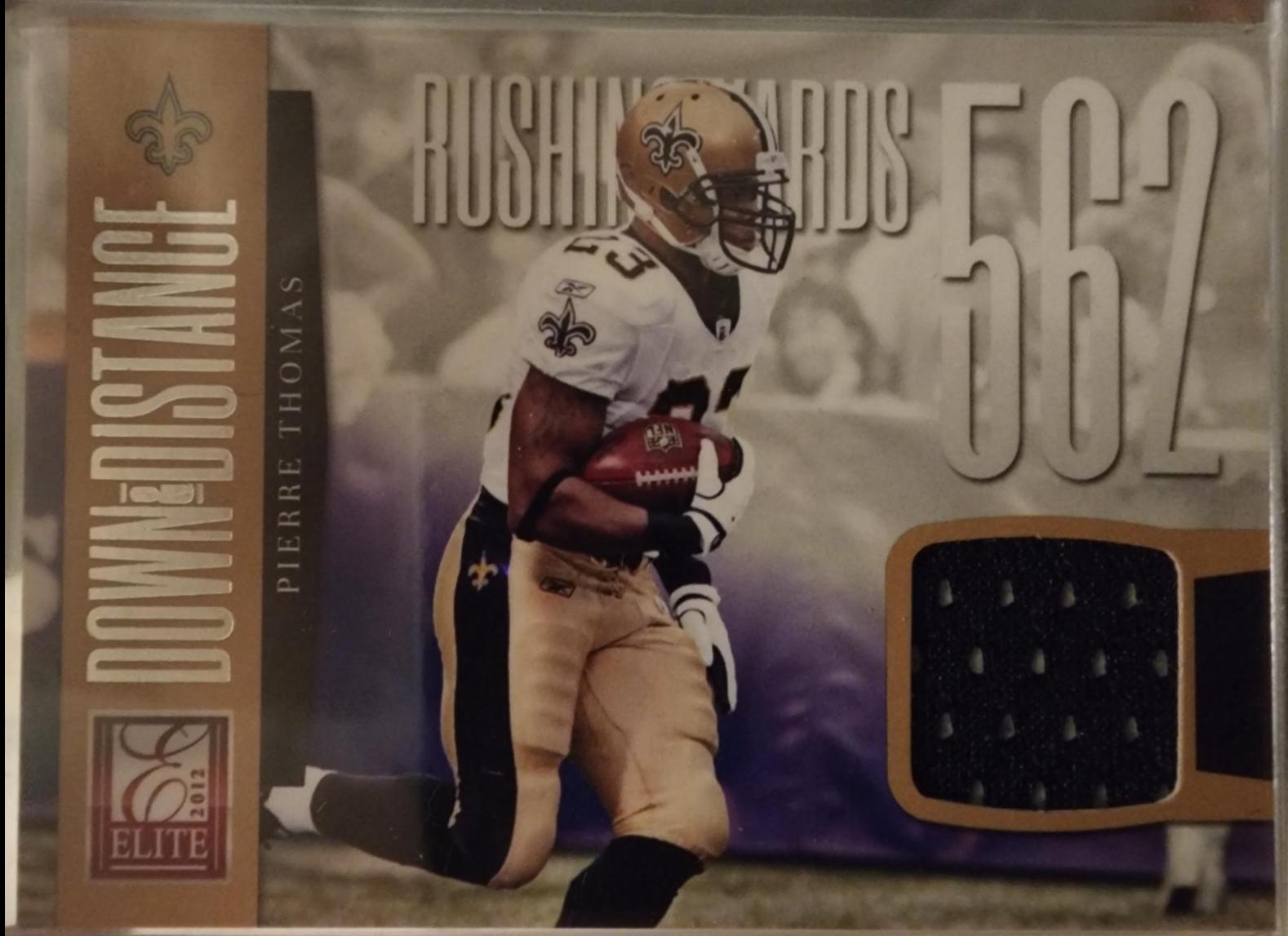Pierre Thomas #27 Football Cards 2012 Panini Elite Down & Distance