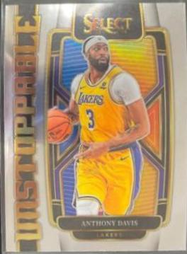 Anthony Davis #9 Basketball Cards 2023 Panini Select Unstoppable