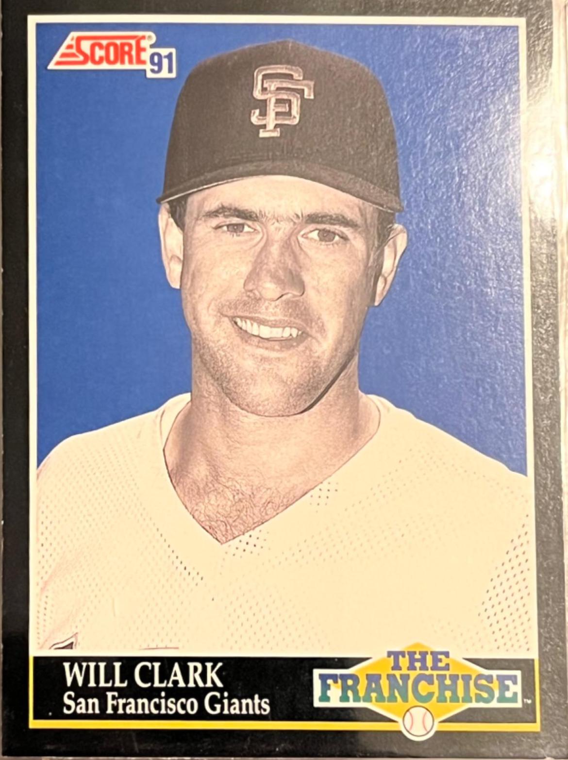 Will Clark #871 Baseball Cards 1991 Score