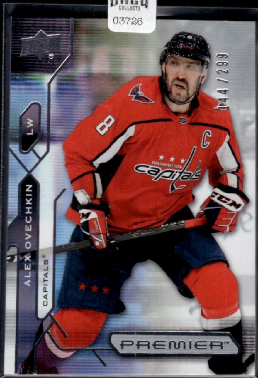 Alex Ovechkin #8 Hockey Cards 2021 Upper Deck Premier