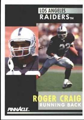 Roger Craig #25 Football Cards 1991 Pinnacle