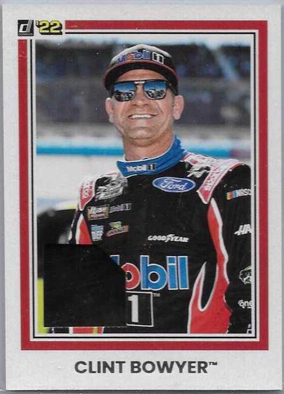 Clint Bowyer #R81R-BO Racing Cards 2022 Panini Donruss Nascar Retro 1981 Relics
