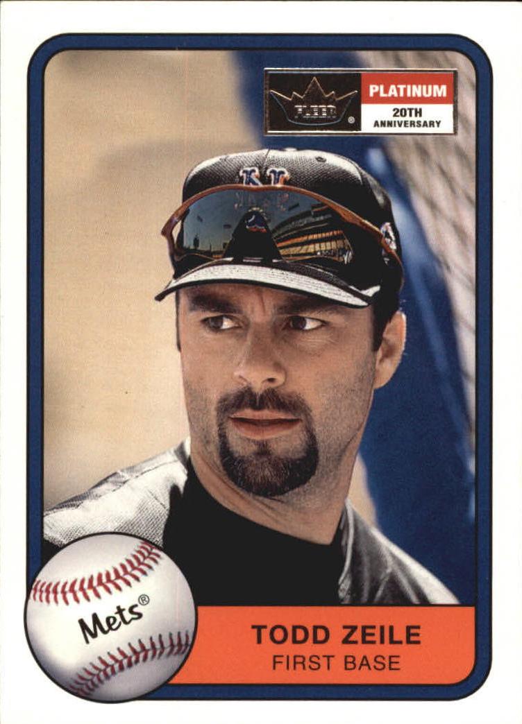 Todd Zeile #246 Baseball Cards 2001 Fleer Platinum