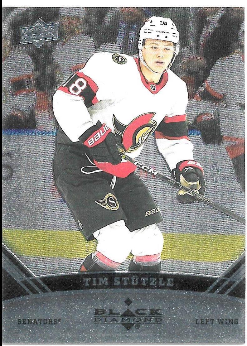 Tim Stutzle #BD-4 Hockey Cards 2022 Upper Deck 2006-07 Black Diamond Retro