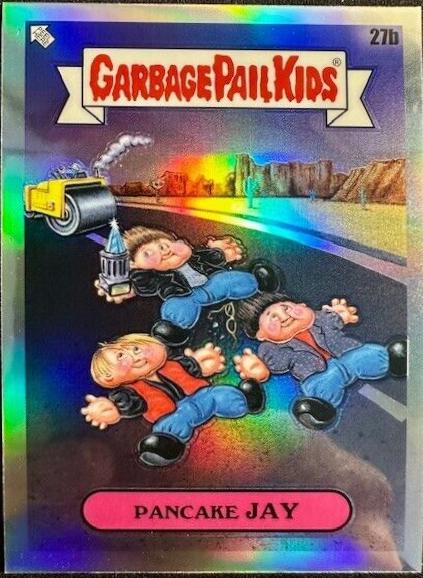 Pancake Jay #27b 2024 Garbage Pail Kids Chrome Music Awards