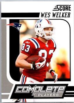 Wes Welker #20 Football Cards 2011 Panini Score Complete Players