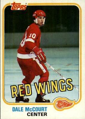 Dale McCourt #21 Hockey Cards 1981 Topps