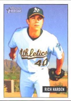 Rich Harden #33 Baseball Cards 2005 Bowman Heritage