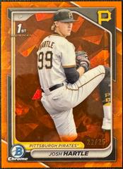 Josh Hartle [Orange Refractor] #BDC-3 Baseball Cards 2024 Bowman Draft Chrome Prices