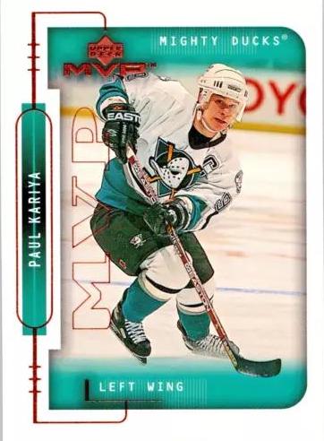 Paul Kariya #4 Hockey Cards 1999 Upper Deck MVP