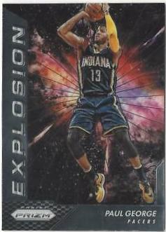 Paul George #3 Basketball Cards 2016 Panini Prizm Explosion