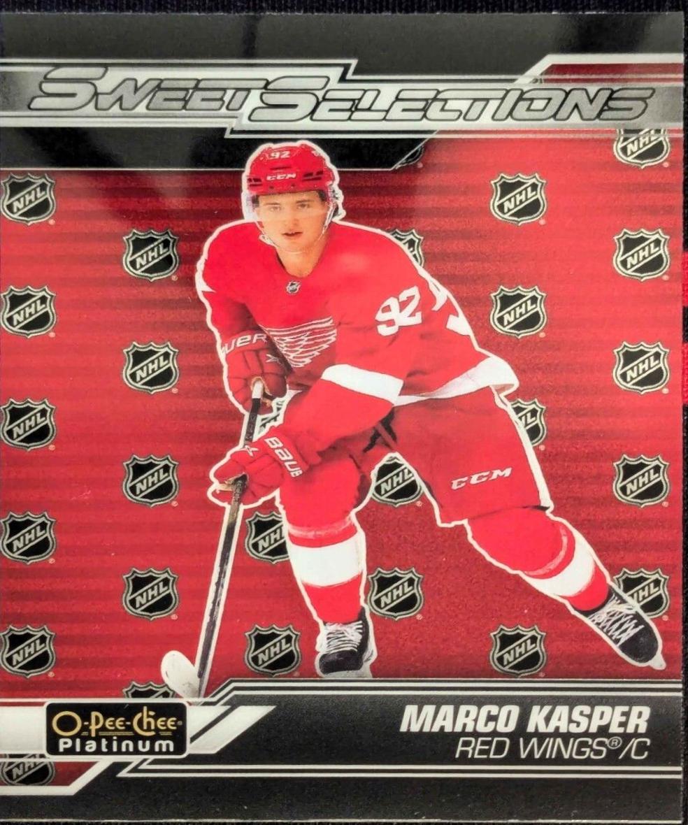 Marco Kasper #SS-12 Hockey Cards 2023 O-Pee-Chee Platinum Sweet Selections