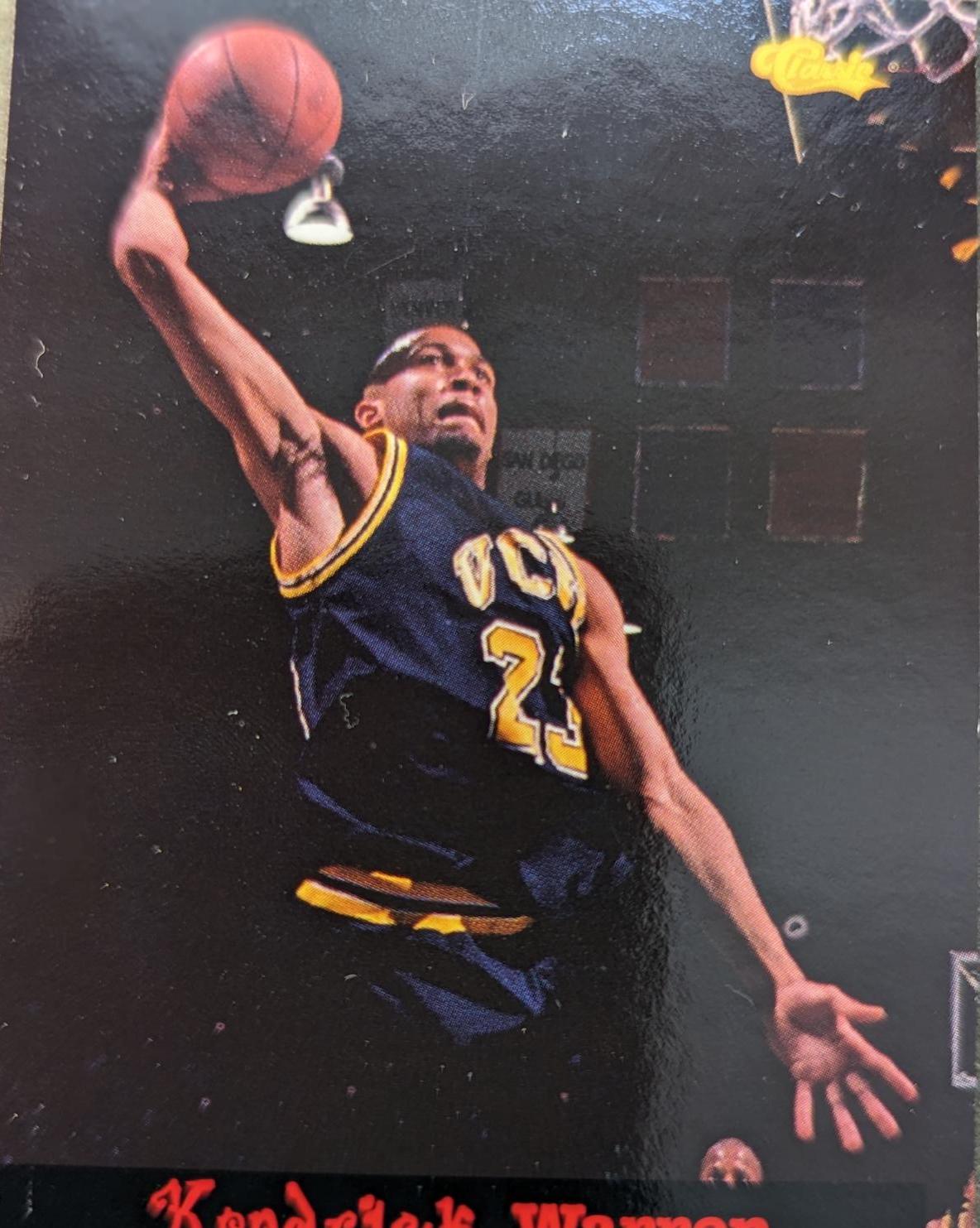 Kendrick Warren #63 Basketball Cards 1994 Classic Draft