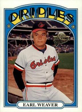 Earl Weaver #32 Baseball Cards 2003 Topps All Time Fan Favorites