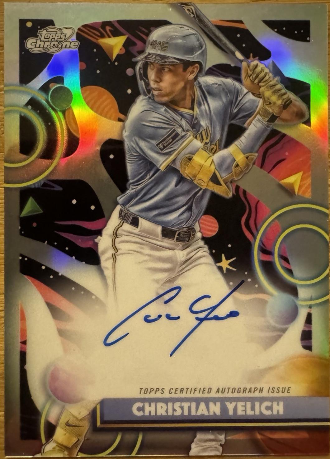Christian Yelich [Gold Interstellar Refractor] #CCA-CY