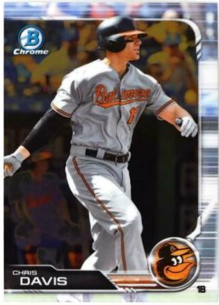 Chris Davis #2 Baseball Cards 2019 Bowman Chrome